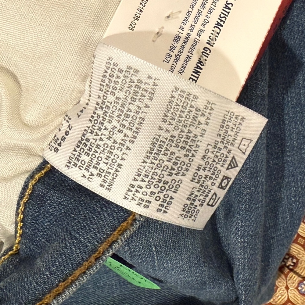 NWT Wrangler 5 Star Premium Jeans Medium Stretch Size 38 x 32 - Picture 9 of 9